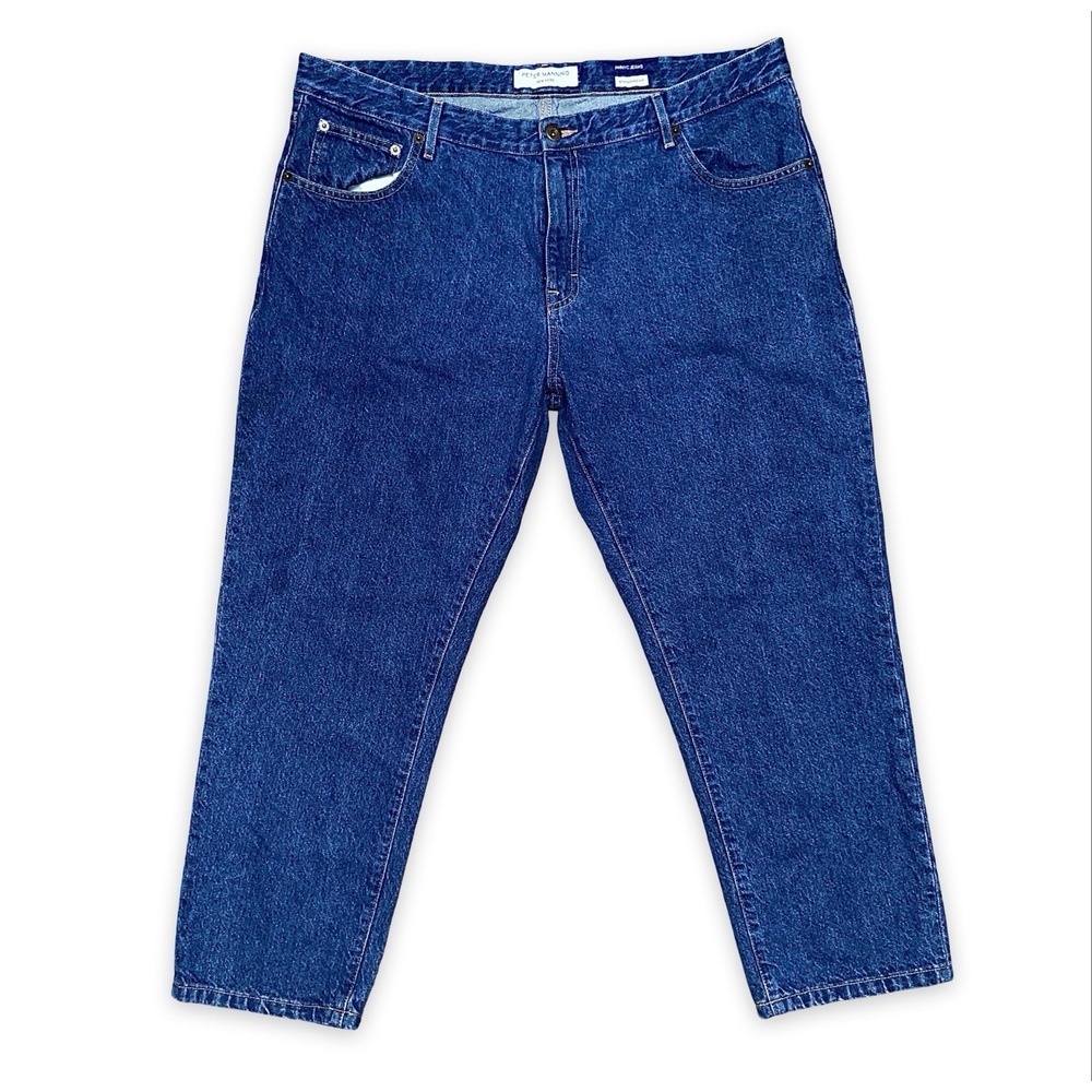 Peter Manning PMNYC Women's 38x26 Standard Fit Blue Denim Jeans Straight Leg
